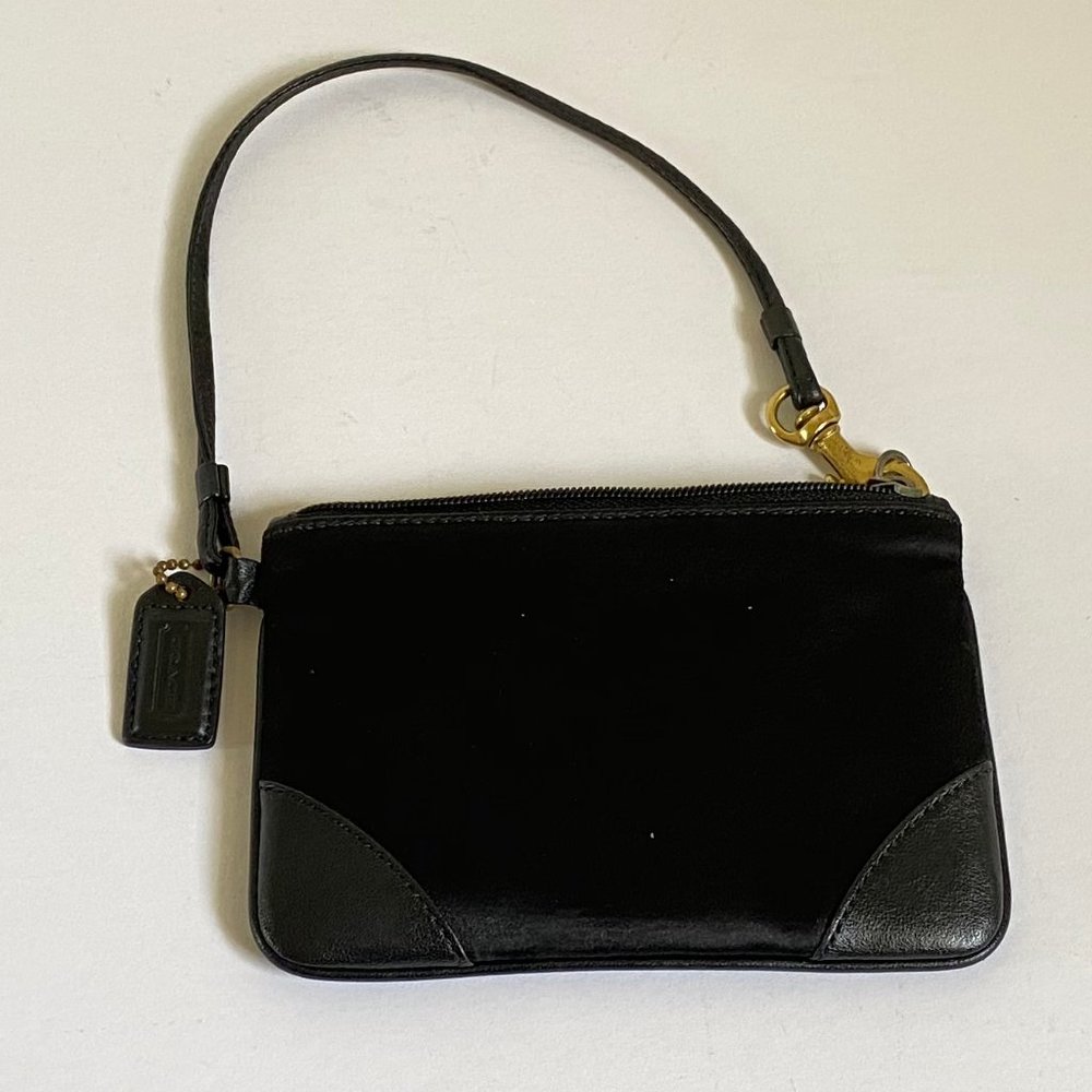 Coach Black Wristlet